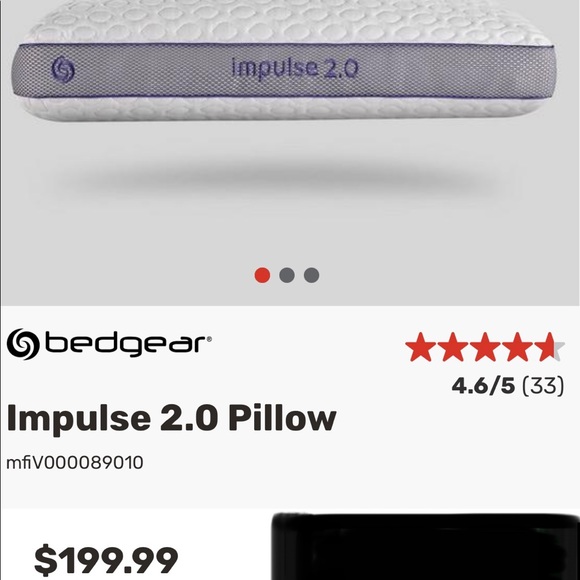 bedgear impulse 2.0 pillow